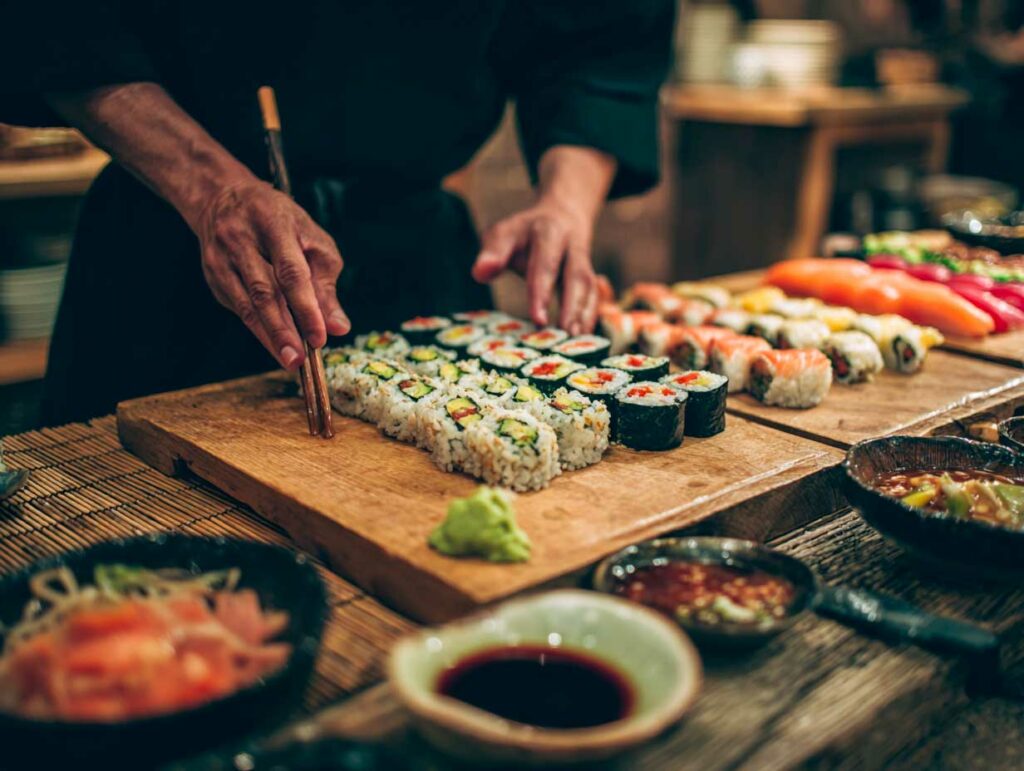 Sushi Masterclass in Paris with Wasabi School
